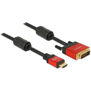 DeLOCK premium DVI-D Single Link - HDMI kabel - 2 meter