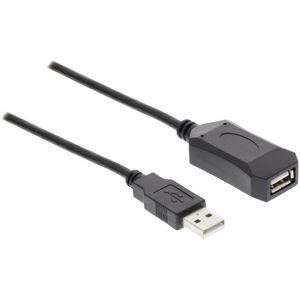 Actieve USB naar USB verlengkabel - USB2.0 - tot 0,5A - 15 meter