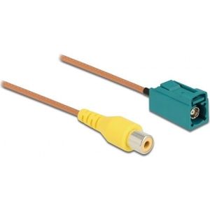 Fakra Z (v) - Tulp RCA (v) auto video adapter kabel - RG179 - 75 Ohm - 0,30 meter