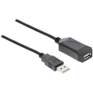 Actieve USB naar USB verlengkabel - USB2.0 - tot 0,5A - 10 meter