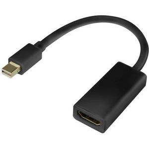 Mini DisplayPort 1.1 naar HDMI 1.3 adapter (Full HD 1080p) / zwart - 0,20 meter