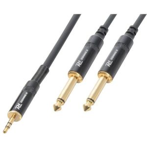 PD Connex Kabel 3.5 Stereo - 2x 6.3 Mono 3m