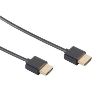 Dunne HDMI kabel - versie 1.4 (4K 30Hz) / zwart - 2 meter