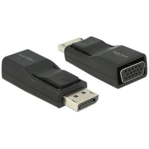 DeLOCK premium DisplayPort naar VGA adapter - DP1.2 (1920 x 1200) / metaal