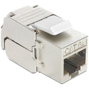 STP CAT6a 10 Gigabit Keystone module RJ45 - LSA (toolless) / gegoten zink