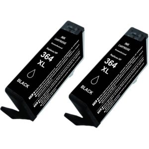 SecondLife Duopack inkt cartridges zwart voor HP type HP 364 XL