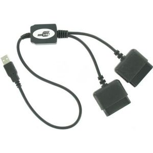 Duo USB adapter voor PlayStation 1 en 2 controllers - 0,65 meter