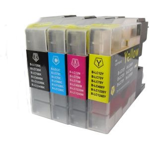 SecondLife Multipack inkt cartridges voor Brother LC-1240 serie