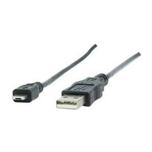 Eenvoudige USB2.0 kabel USB-A-USB micro A - 2 meter