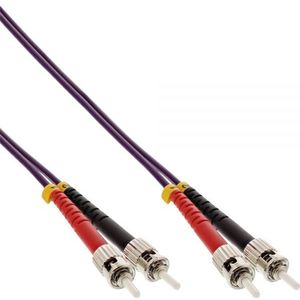 ST Duplex Optical Fiber Patch kabel - Multi Mode OM4 - 10 meter
