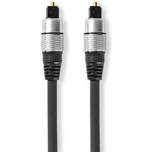 Premium digitale optische Toslink audio kabel / zwart - 10 meter