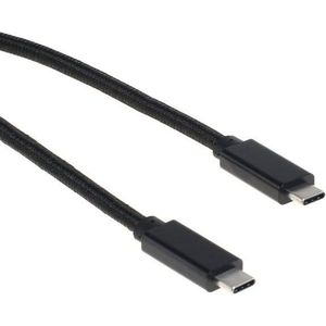 USB-C kabel | USB3.1 10 Gbps | PD 100W | 4K 60Hz | nylon | 1 meter