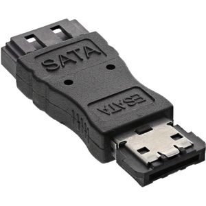 eSATA (v) - SATA (m) adapter - SATA300 - 3 Gbit/s / zwart