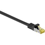 S/FTP CAT7 10 Gigabit netwerkkabel / zwart - LSZH - 100 meter
