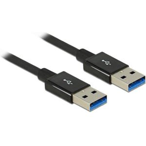 Premium USB naar USB kabel - USB3.1 Gen 2 - tot 2A / zwart - 0,50 meter