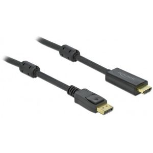 Premium DisplayPort naar HDMI kabel - DP 1.2 / HDMI 1.4 (4K 30Hz) / zwart - 7 meter