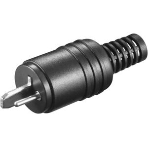 2-pins DIN luidspreker connector (m) / schroefbaar