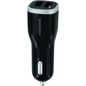 Mobiparts Quick Charge Car Charger Dual USB 5A - Zwart