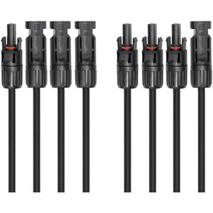Solar PV T-adapter set | 1 naar 3 | 6mm² | IP68 | 0,30 meter