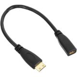 Mini HDMI (m) - Micro HDMI (v) adapter - versie 1.4 (4K 30Hz) - 0,20 meter