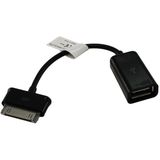 Samsung 30-pins naar USB-A OTG adapter voor Samsung Galaxy Tab en Galaxy Note tablets - 0,10 meter