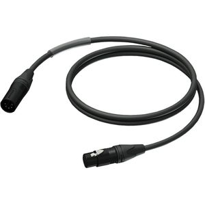 Procab / Neutrik PRD955 5-pins XLR (m) - 5-pins XLR (v) DMX kabel - 3 meter