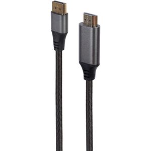 Gembird - Gembird Premium Series DisplayPort Male naar HDMI Male 4K V1.2 Kabel 1.8m