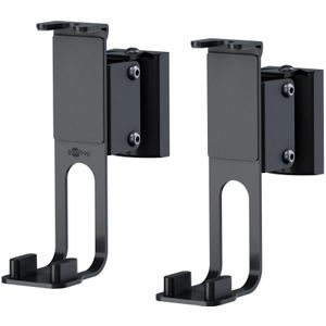Goobay muurbeugel set voor Sonos PLAY:1 en Sonos ONE/ONE SL | full motion | zwart