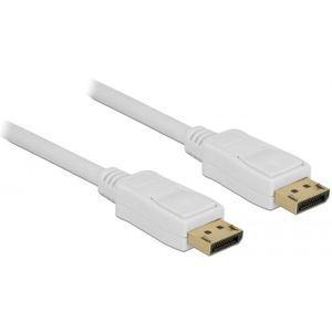 Premium DisplayPort kabel - versie 1.2 (4K 60Hz) / wit - 1 meter