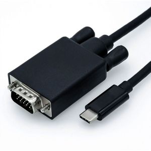 USB-C naar VGA kabel met DP Alt Mode (1920 x 1200) / zwart - 1,8 meter