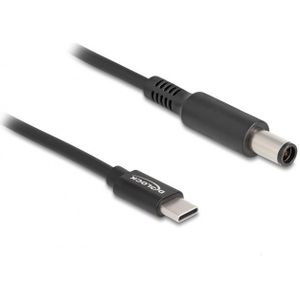 Voedingskabel - USB-C naar DC Plug - Zwart - 60 Watt