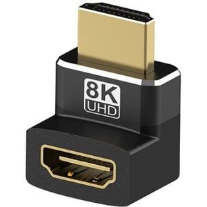 HDMI adapter - 90° haaks naar boven - HDMI2.1 (8K 60Hz + HDR) / zwart