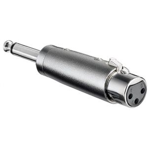 XLR (v) - 6,35mm Jack mono (m) adapter