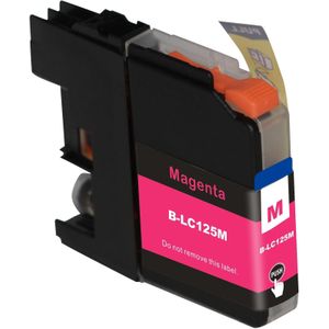 SecondLife inkt cartridge magenta voor Brother LC-125M XL