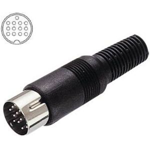 13-pins DIN connector (m)