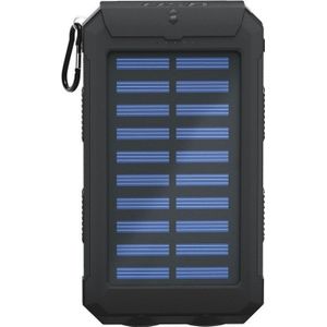 Goobay Solar Outdoor Powerbank met 2x USB-A (max. 2A) - 8.000 mAh / zwart