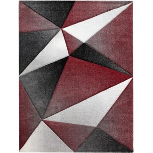 Moderner-Teppich Samara rot 160x230 cm