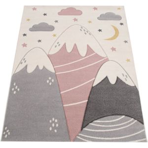 Kinderteppich Kosmos pink 140x200 cm