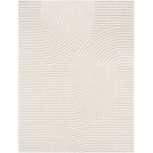 In- & Outdoor-Teppich Cotara creme 120 cm rund
