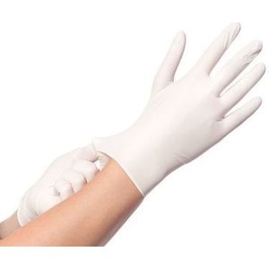 Haibu Vinyl-Handschoenen poedervrij Maat XL Wit 100st