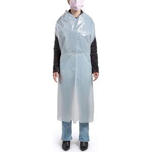 Sterko Wegwerp schort wit 25st