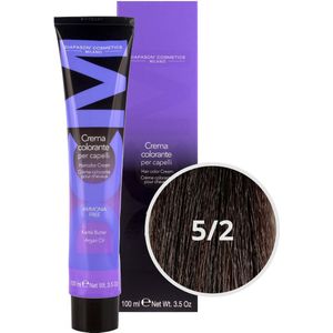 DCM Hair Color Cream Ammonia Free 5/2 Ash 100ml
