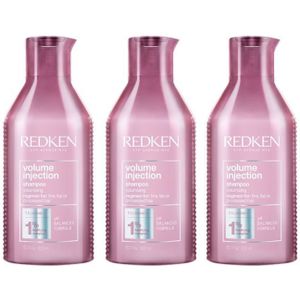 Redken Volume Injection Shampoo 3x 300ml = 900ml