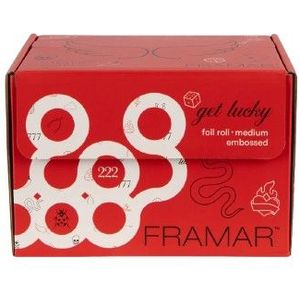 Framar - Get Lucky - Embossed Roll - 320ft - Haarverf Benodigdheden