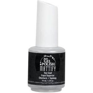IBD - Just Gel Polish - Topcoat - 14 gram - Matte Finish