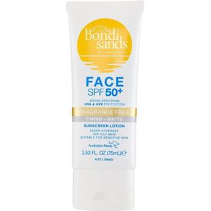 Bondi Sands Sunscreen Face Lotion SPF 50+ F/F Matte Tinted 75ml