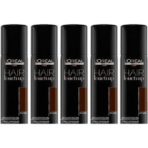 5x L'Oréal Hair Touch Up Uitgroei Concealer brown 75ml