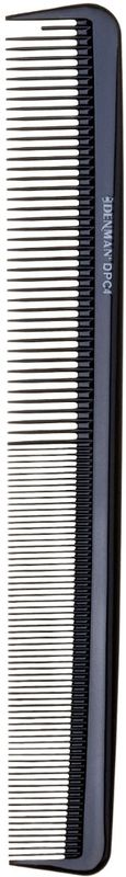 Denman Precision Comb DPC4 Military zwart groot