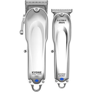 Kyone Ultima Iron Fade Pro Tondeuse + Gratis Ultima Iron Zero Trimmer