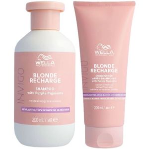 Wella Invigo Color Recharge Cool Blond Shampoo 250ml + Conditioner 200ml